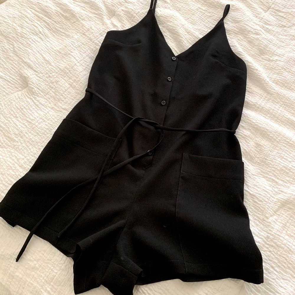Topshop Black Romper